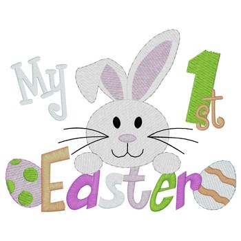 My 1st Easter Machine Embroidery Design