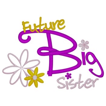Future Big Sister Machine Embroidery Design