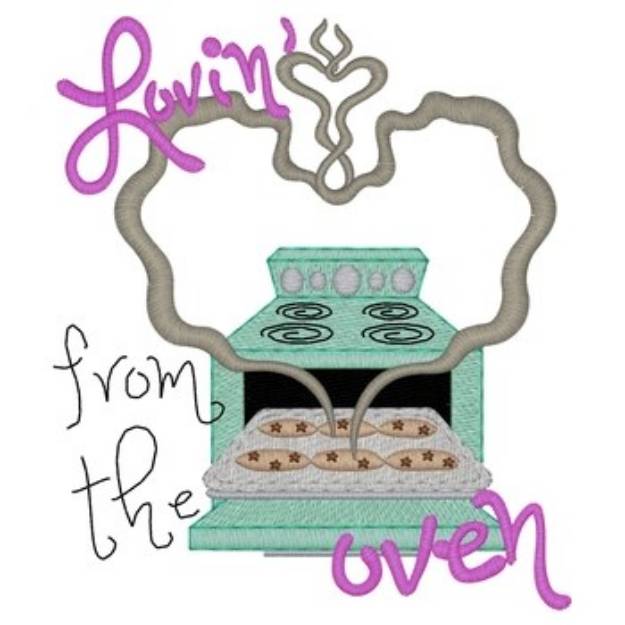 Picture of Lovin From The Oven Machine Embroidery Design