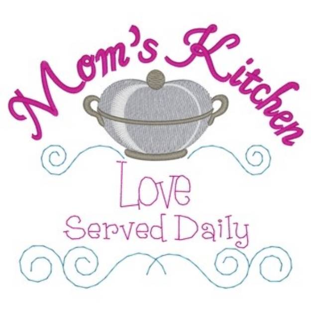 Picture of Moms Kitchen Machine Embroidery Design