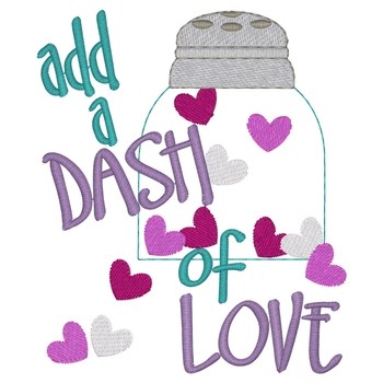 Dash Of Love Machine Embroidery Design
