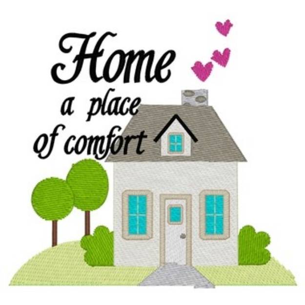 Picture of Home Place Of Comfort Machine Embroidery Design