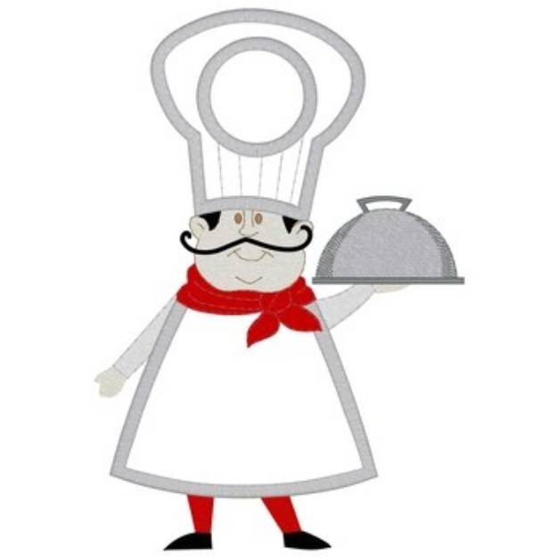 Picture of Chef Towel Topper Machine Embroidery Design