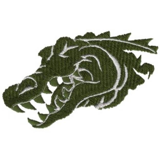 Picture of Gator Head Machine Embroidery Design
