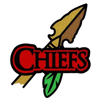 Chiefs Machine Embroidery Design