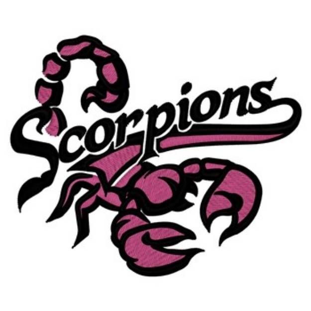 Picture of Scorpions Machine Embroidery Design