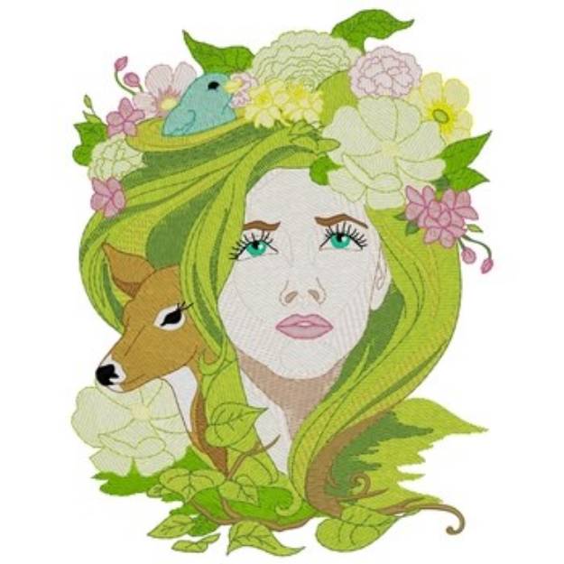 Picture of Mother Nature Machine Embroidery Design
