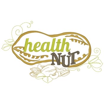 Health Nut Machine Embroidery Design