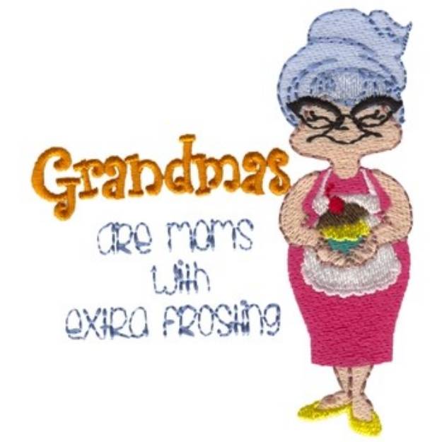Picture of Grandmas - Extra Frosting Machine Embroidery Design