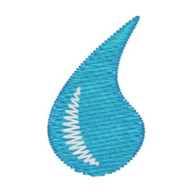 Picture of Water Drop Machine Embroidery Design