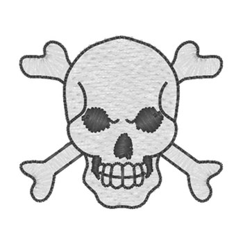 Skull Machine Embroidery Design
