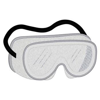 Safety Goggles Machine Embroidery Design
