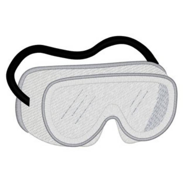 Picture of Safety Goggles Machine Embroidery Design