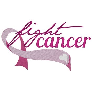 Fight Cancer Ribbon Machine Embroidery Design