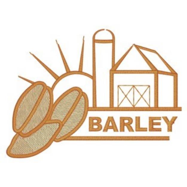 Picture of Barley Farm Machine Embroidery Design