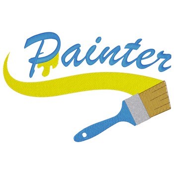 Painter Machine Embroidery Design
