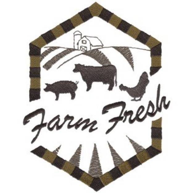Picture of Farm Fresh Machine Embroidery Design