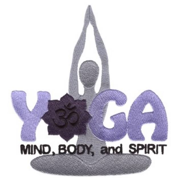 Picture of Yoga Makes Life Better Machine Embroidery Design
