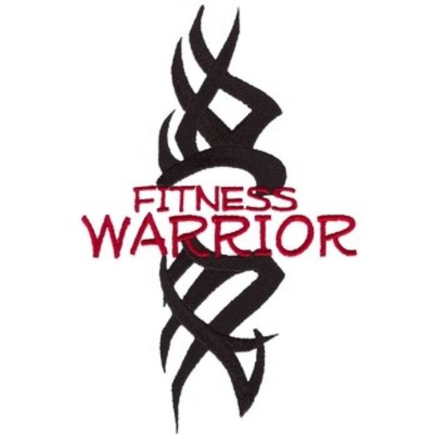 Picture of Fitness Warrior Machine Embroidery Design