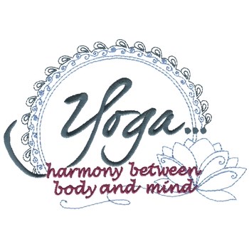 Yoga Harmony Machine Embroidery Design