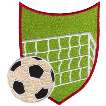 Soccer Crest Machine Embroidery Design