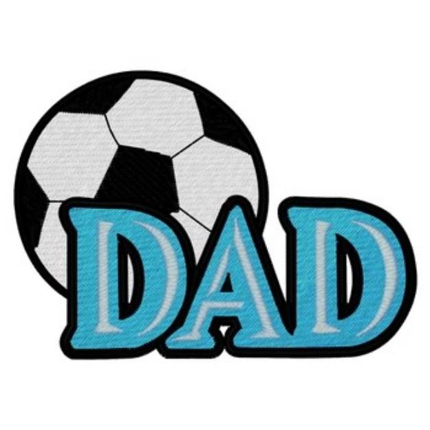 Picture of Soccer Dad Machine Embroidery Design