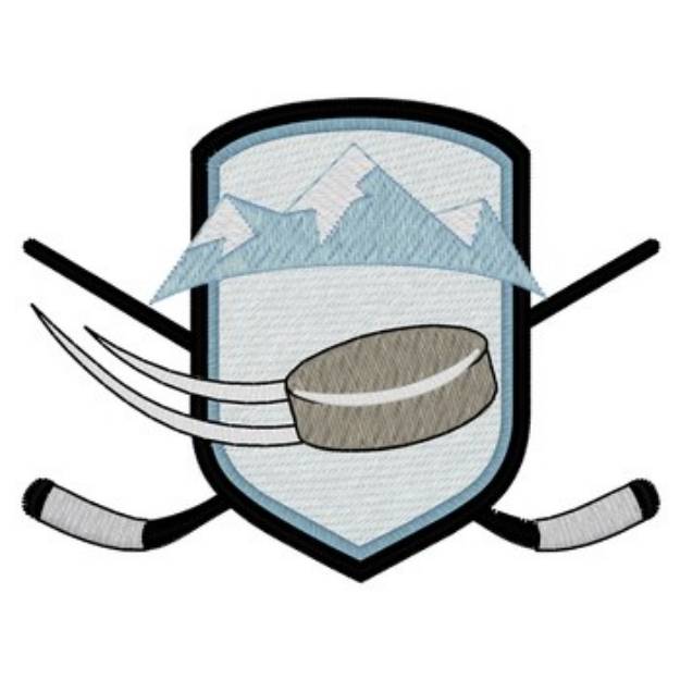 Picture of Hockey Logo Machine Embroidery Design