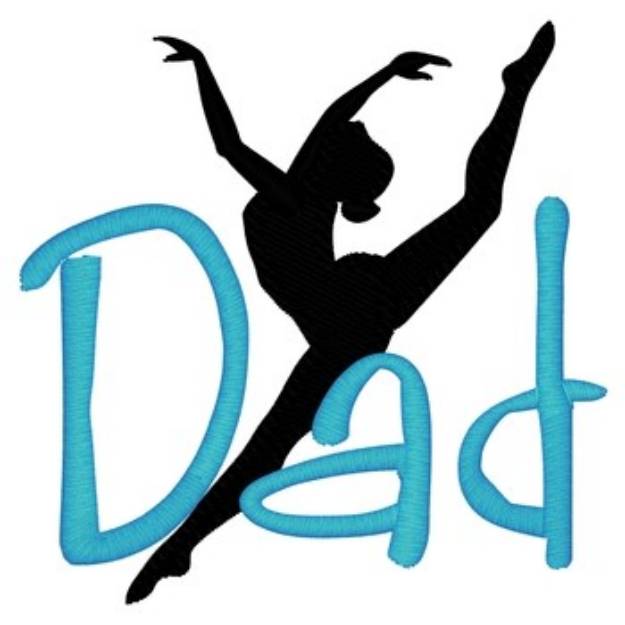 Picture of Dance Dad Machine Embroidery Design