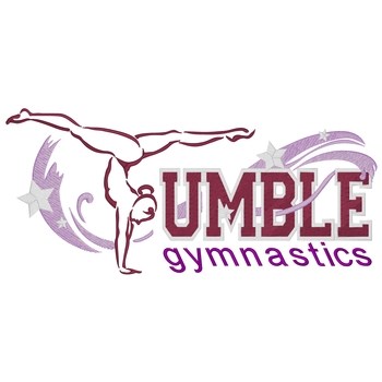 Tumble Gymnastics Machine Embroidery Design
