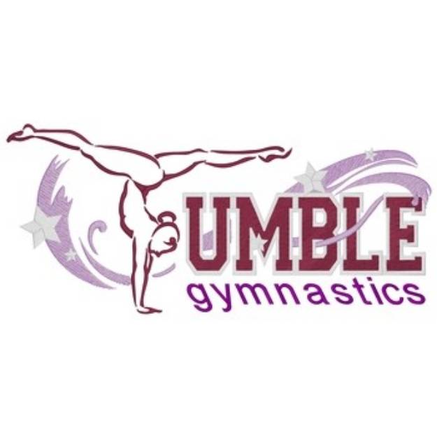 Picture of Tumble Gymnastics Machine Embroidery Design
