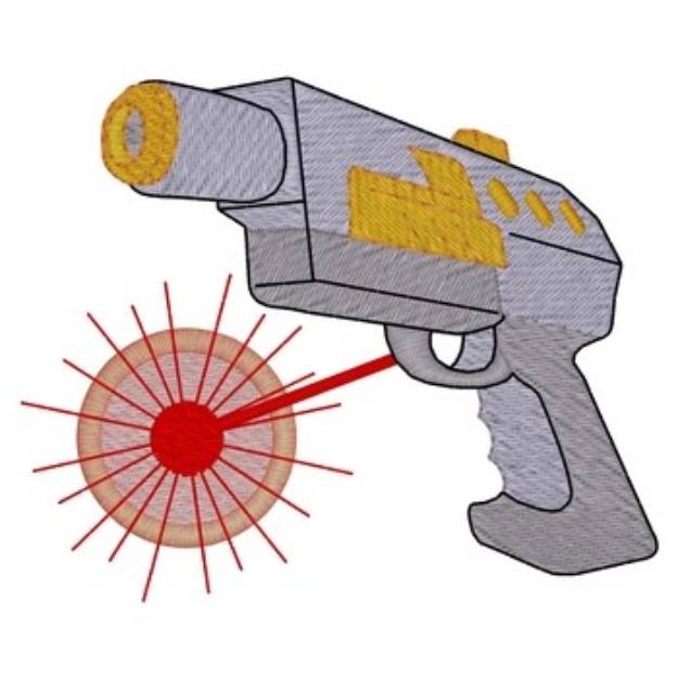 Picture of Laser Tag Gun Machine Embroidery Design