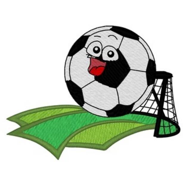 Picture of Kids Soccer Logo Machine Embroidery Design