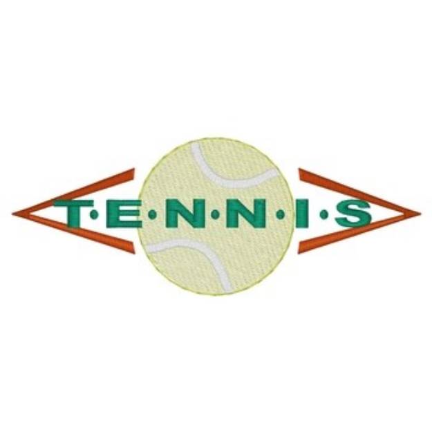 Picture of Tennis Machine Embroidery Design