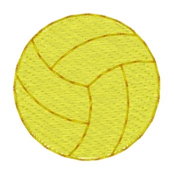 Water Polo Ball Machine Embroidery Design