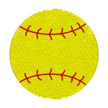 All Star Softball Machine Embroidery Design