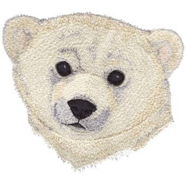 Picture of Polar Bear Cub Machine Embroidery Design