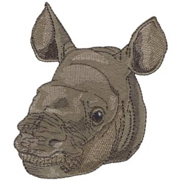 Picture of Baby Rhino Machine Embroidery Design