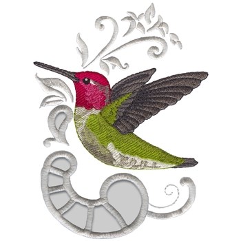 Anns Hummingbird Machine Embroidery Design