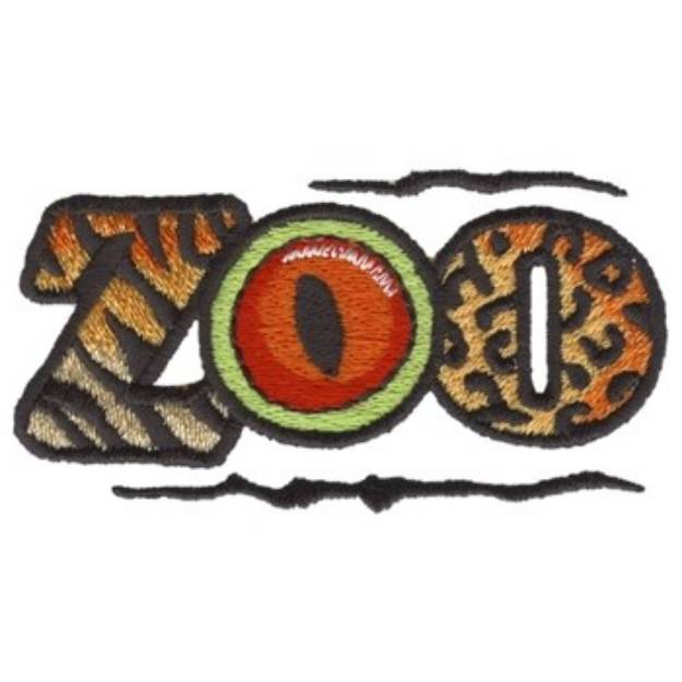 Picture of Zoo Logo Machine Embroidery Design