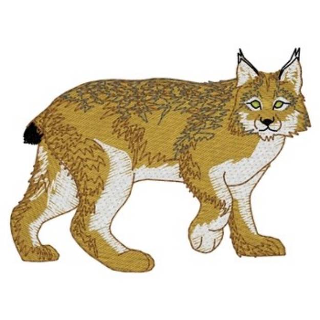 Picture of Canadian Lynx Machine Embroidery Design