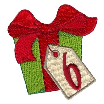 Christmas Gift 6 Machine Embroidery Design