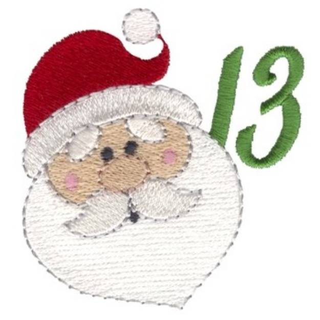 Picture of Santa Claus 13 Machine Embroidery Design
