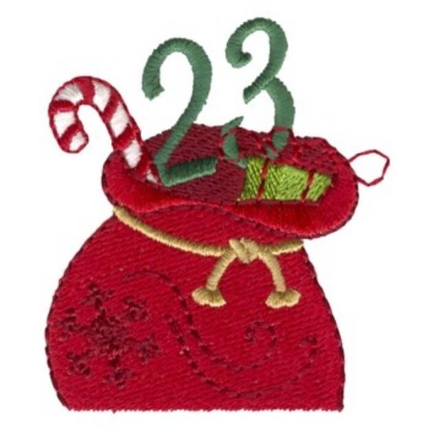 Picture of Santaa Bag 23 Machine Embroidery Design