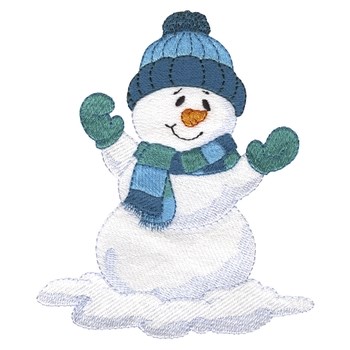 Frosty The Snowman Machine Embroidery Design
