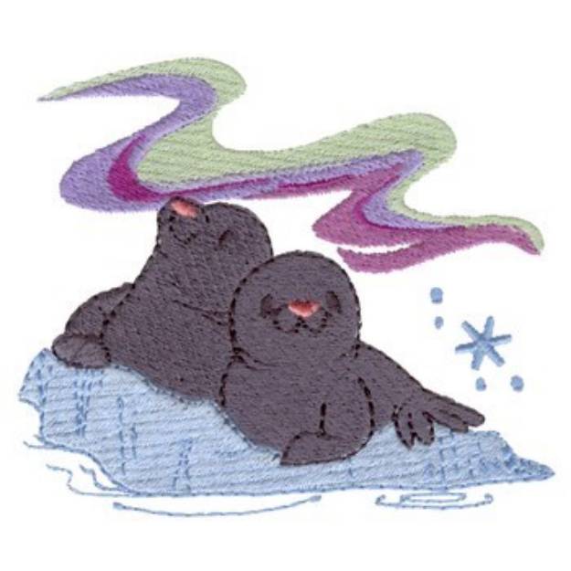Picture of Polar Pals Machine Embroidery Design