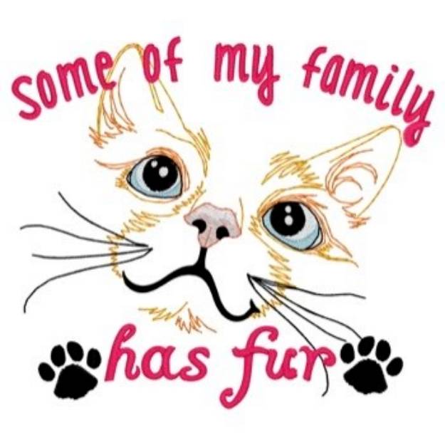 Picture of Fur Family Machine Embroidery Design