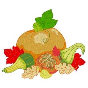 Picture of Pumpkin & Gourds Machine Embroidery Design