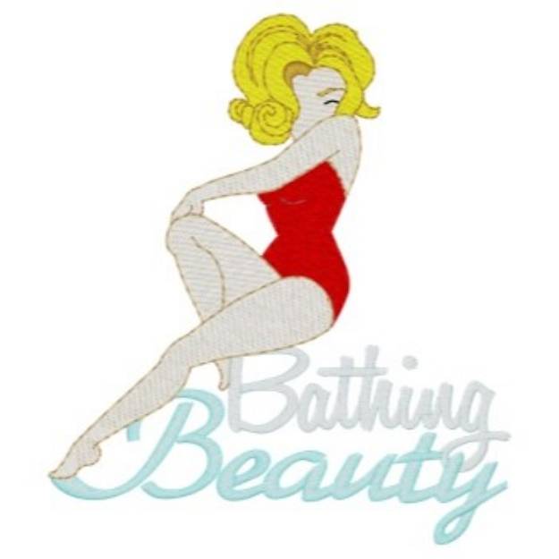 Picture of Bathing Beauty Machine Embroidery Design
