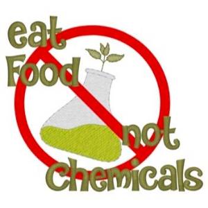 Picture of Eat Food Not Chemicals Machine Embroidery Design