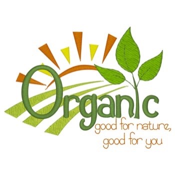 Organic Foods Machine Embroidery Design